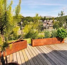 Botanic Beauty Corten tērauda dārza pods puķupods