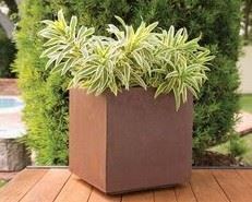 Botanic Beauty Corten Steel Garden Pot Flowerpot