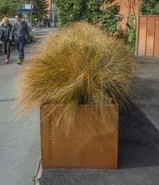 Botanic Beauty Corten Steel Garden Pot Flowerpot