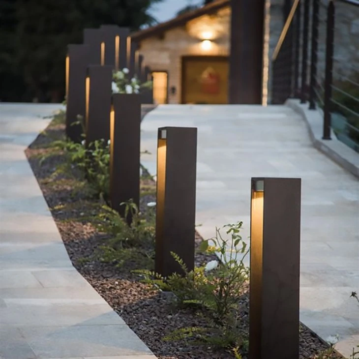 Bollard Light in Corten Steel